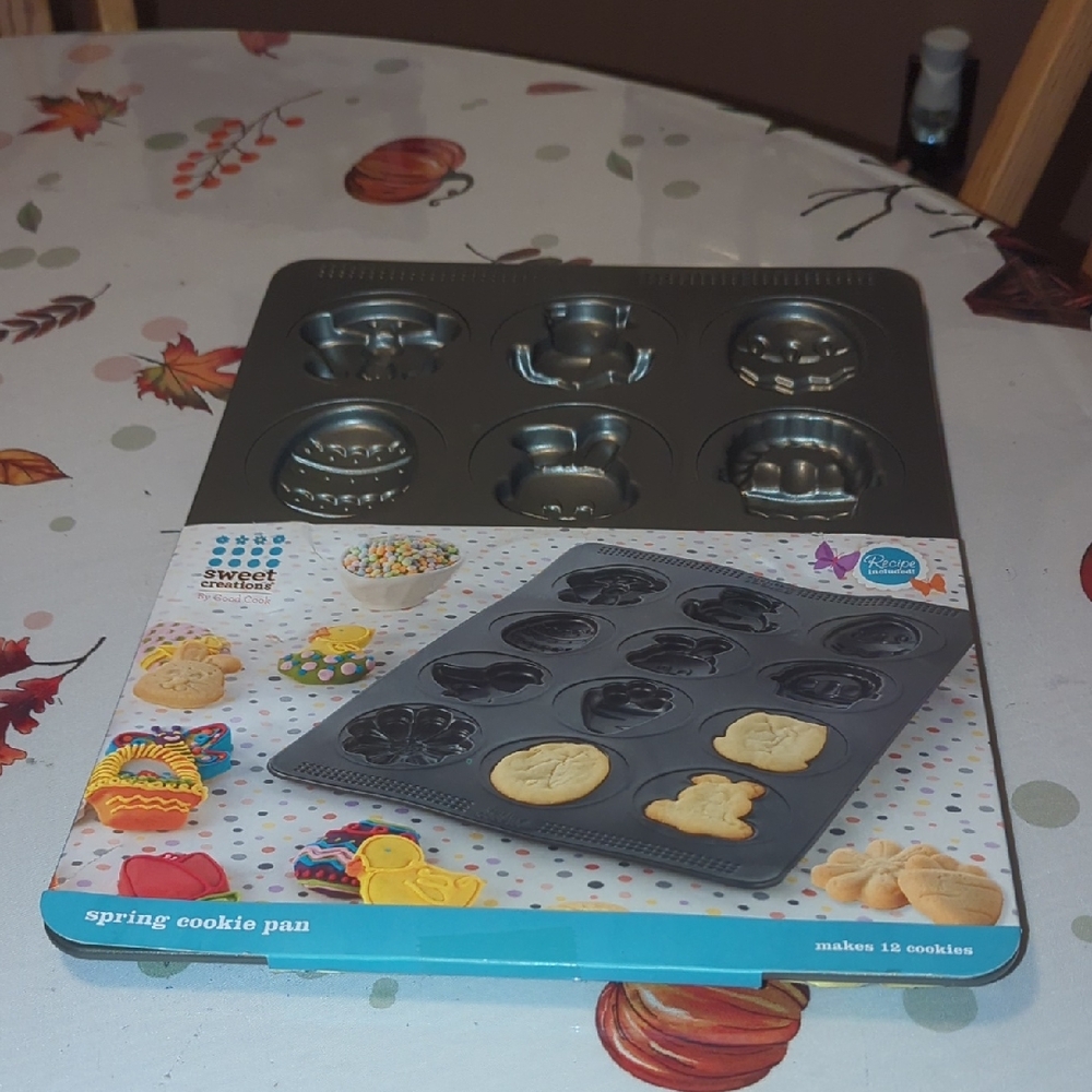 Spring Cookie Pan with Fun Shapes